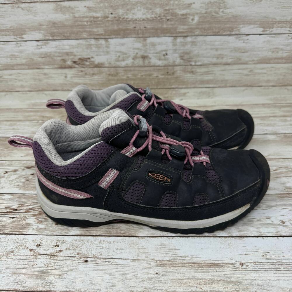 KEEN Targhee Low 1020126 Black Bungee Outdoor Trail Hiking Shoes Womens size 7